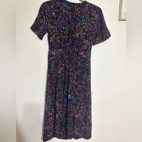 Anthropologie Multicolor Midi Dress with Leopard Accents - Picture 8 of 10